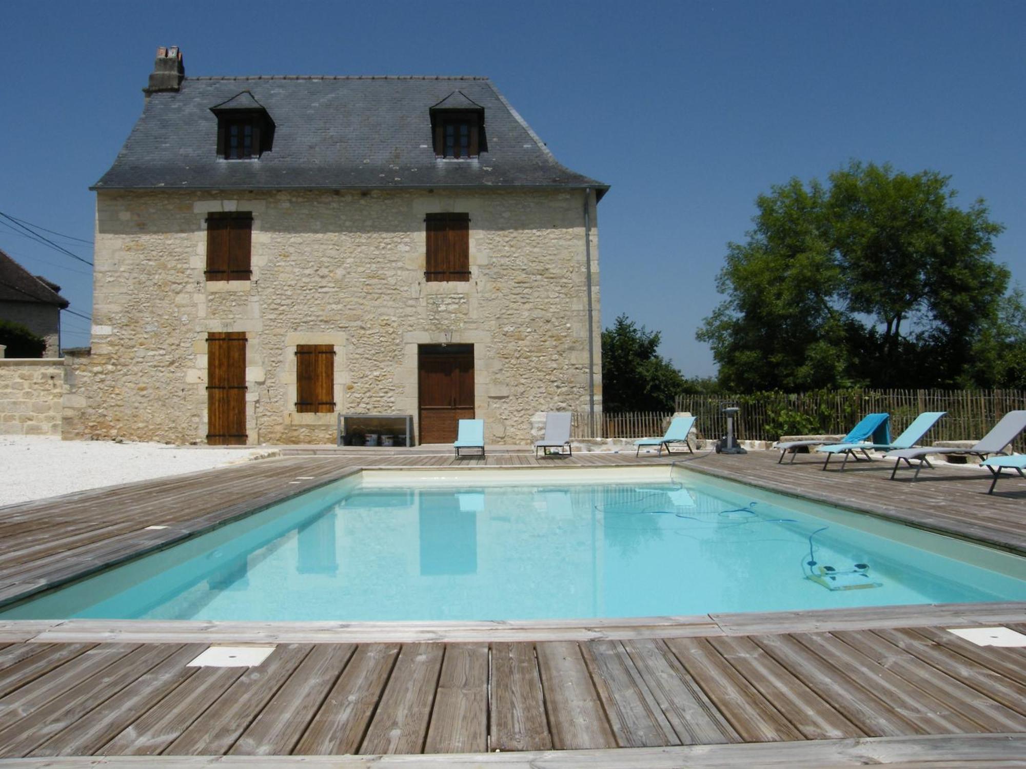 فيلا Lou Chastel, Demeure Perigourdine Climatisee Avec Piscine Privee Et Chauffee La Bachellerie المظهر الخارجي الصورة